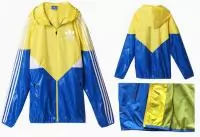 veste adidas y3 jogging summer hoodie orange blue